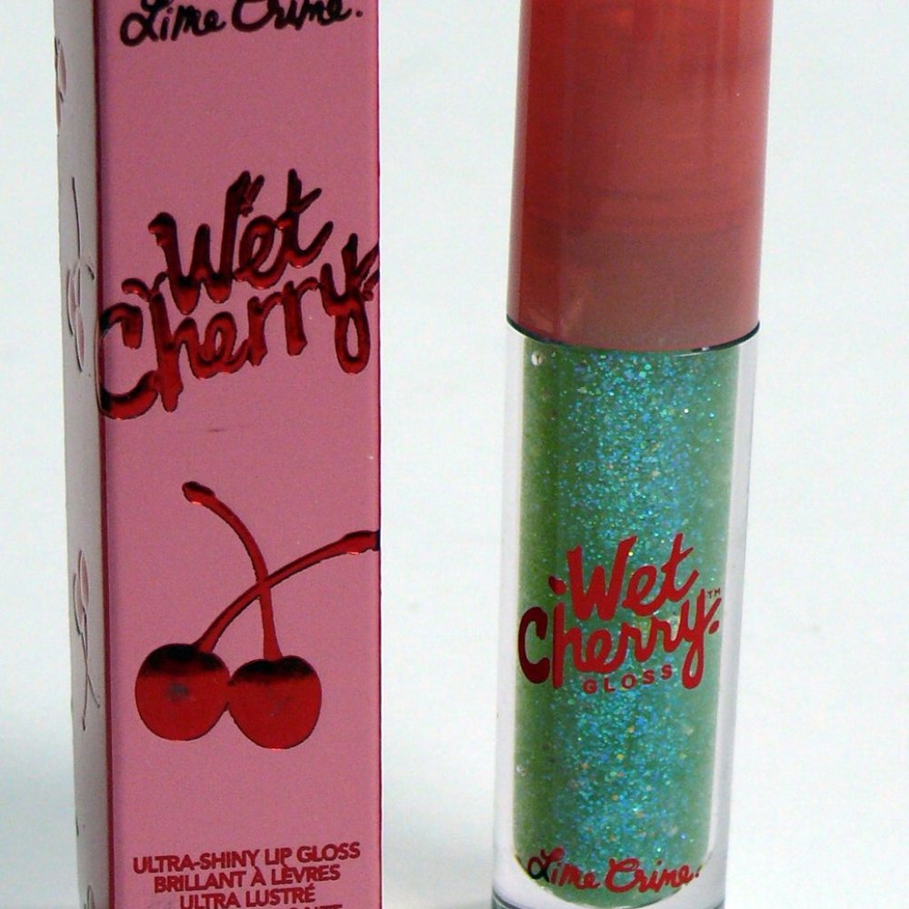 Lime Crime Wet Cherry Ultra Shinny Lip Gloss Color Minty Cherry Condition: - Picture 1 of 2